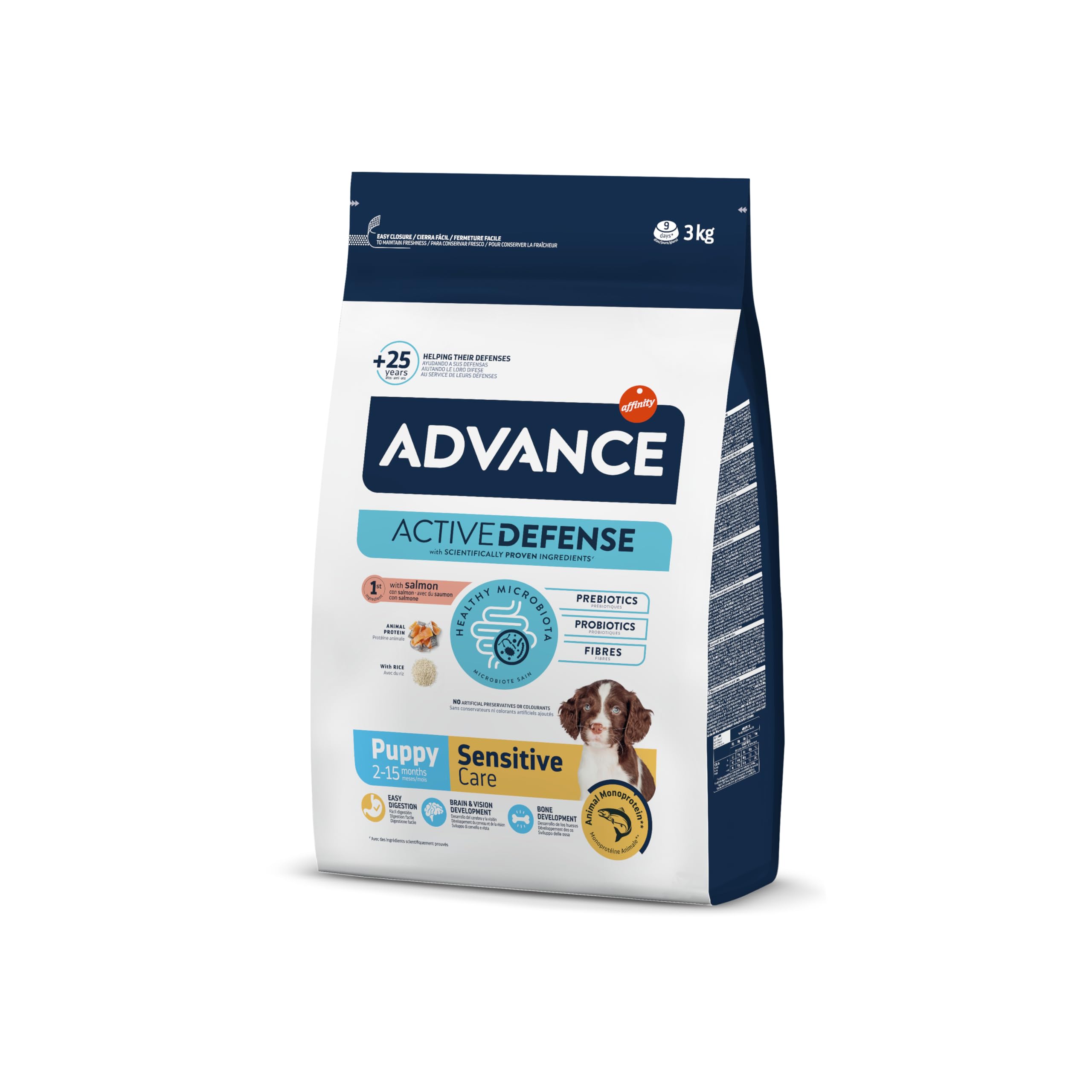Advance Somon Ve Pirinçli Hassas Yavru Köpek Maması, 3 Kg