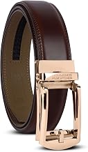 HAMMONDS FLYCATCHER Genuine Leather Belt for Men, Premium Leather Belt with Auto Lock mechanism, Mens Belt Leather Branded with Slide Lock for Everyday Wear