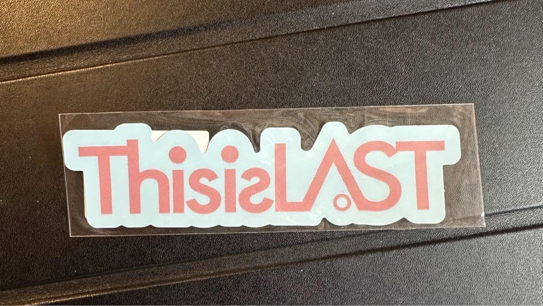 Amazon.co.jp: ThisisLAST ステッカー バンド This is LASTロゴ