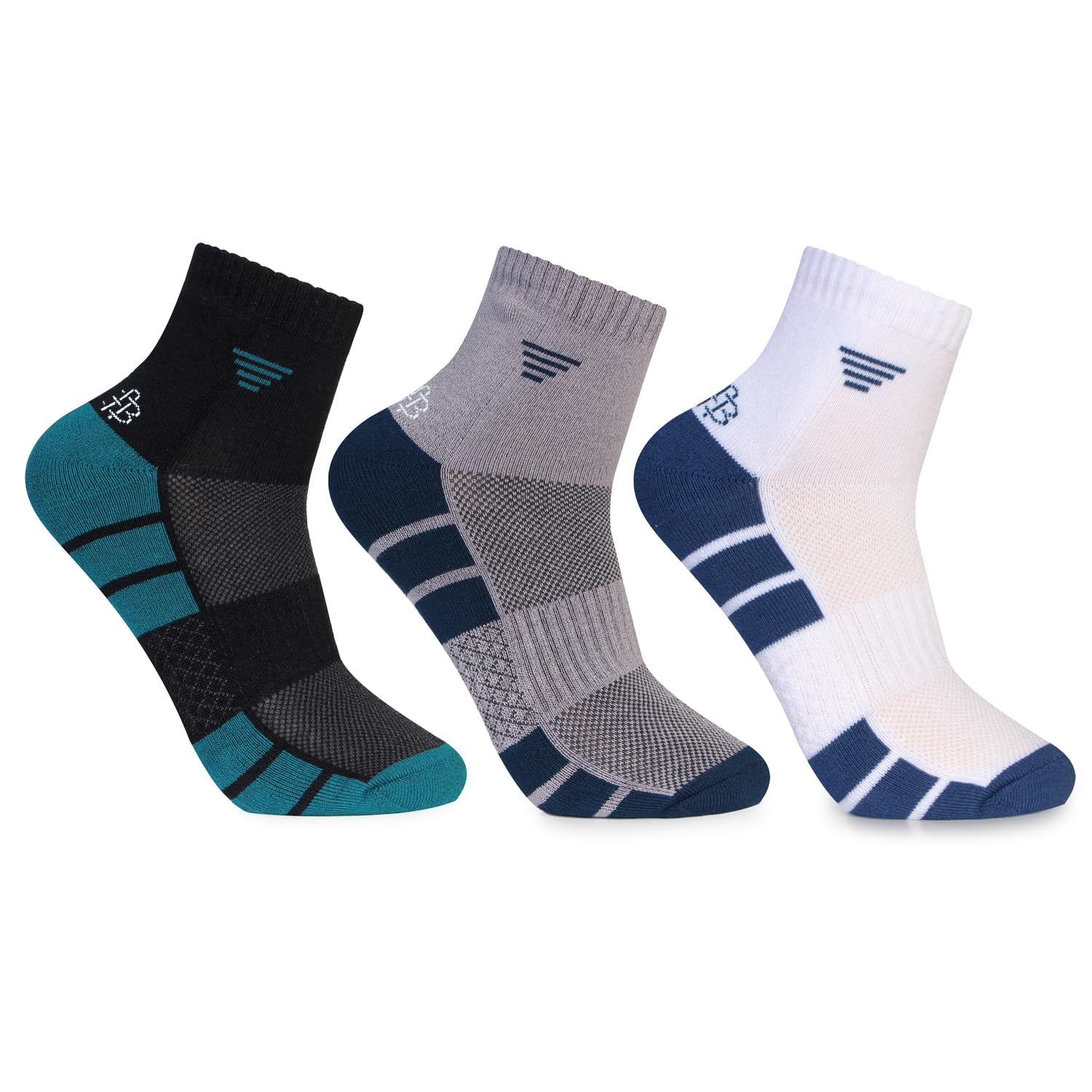 Performance Sports Ankle Bamboo Socks for Men (Color-Assorted)-image-46