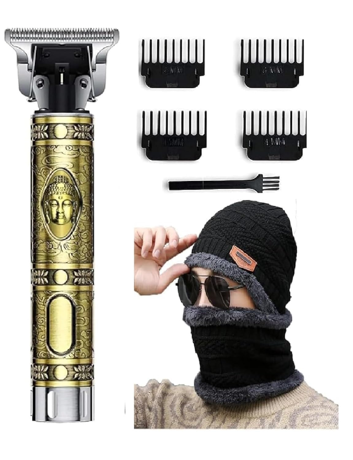 Hair Trimmer,Electric Shaving Machine,Adjustable Blade Clipper,trimmer for men,Body Trimmer,Beard, for man,Professional Shaver For Men with winth cap (COMBO OFFER)-image-27