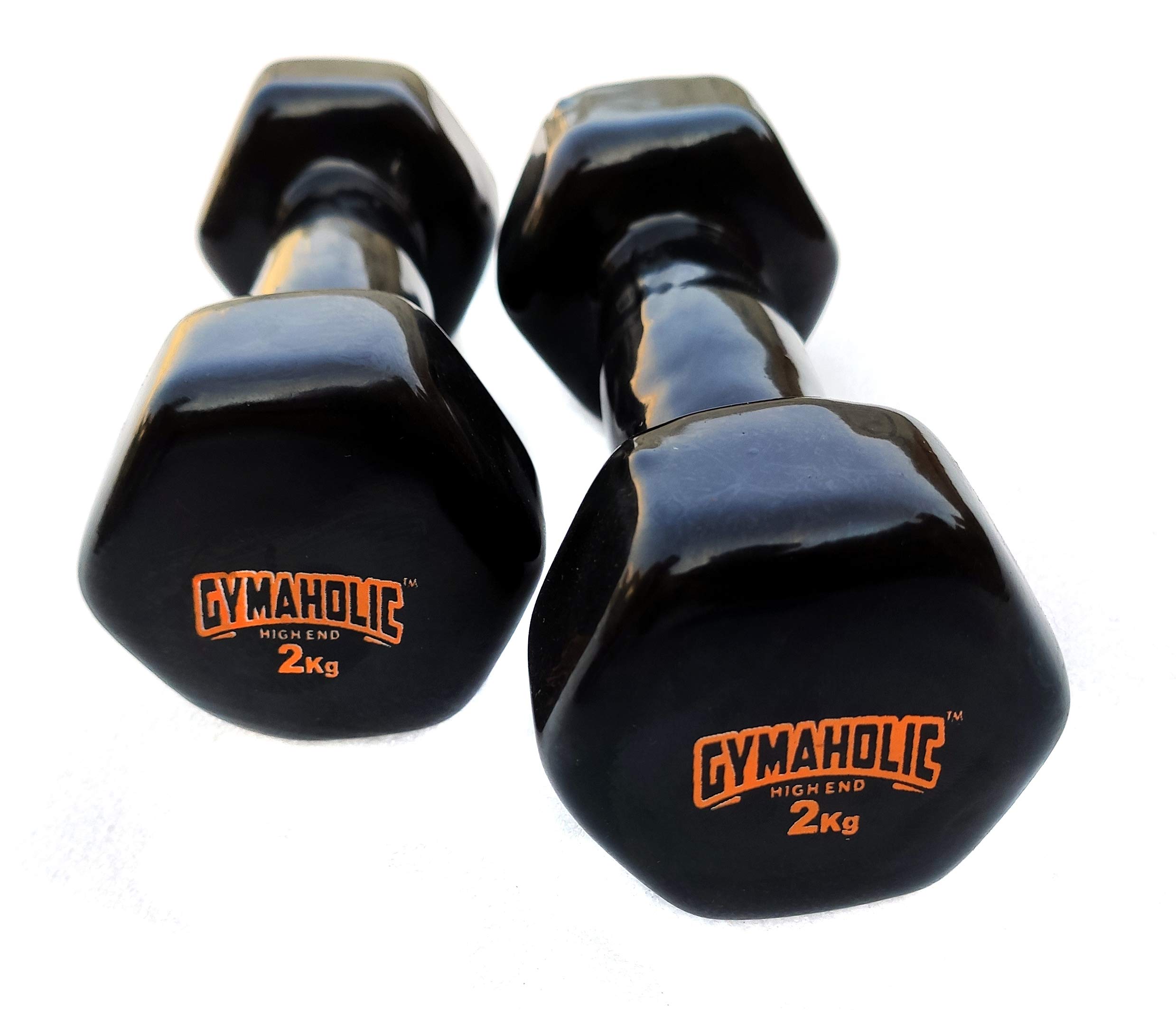 Gymaholic Vinyl Dumbbells, Dumbbells Set for Home Workouts, Dumbbells 2 kg Set (2 KG Pair) (B08XMJJY4C) Amazon Price History, Amazon Price Tracker