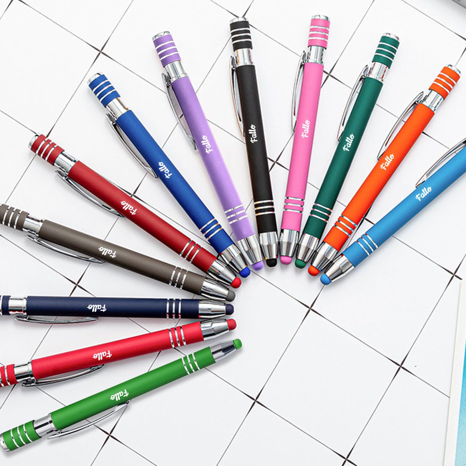 Penna a sfera personalizzata personalizzata con nome penna stilografica Penna a sfera personalizzata Office Business Stylus Compleanno Laurea, Penne a sfera con inchiostro nero - 96Pezzi