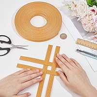 Vista 3 de OLYCRAFT Bastón de tejido de papel de 21 yardas, caña de ratán de papel de 3/5 pulgadas, fibra de 12 capas para fabricación de tejido de ratán