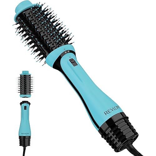 REVLON One Step Volumizer Plus Hair Dryer and Styler | More Volume, Less Damage, and More Styling Control for Easy and Fast Salon-Style Blowouts, Plus Travel Friendly (Mint)