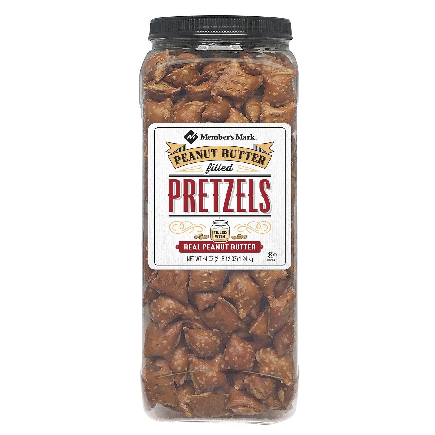 Member's Mark Peanut Butter Filled Pretzels 44 oz. (pack of 3) A1
