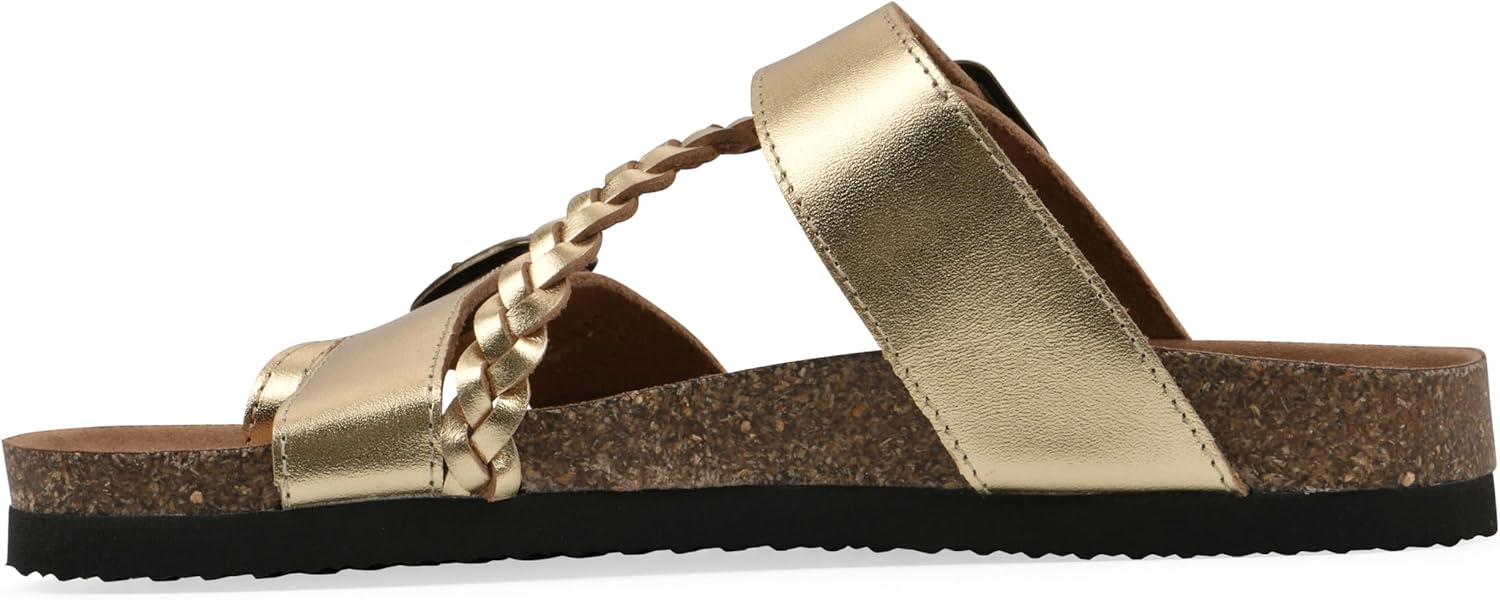 WHITE MOUNTAIN Women's Hammy Braided Signature Comfort-Molded Footbed Sandal - Image 4
