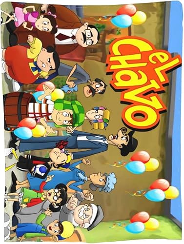 Miniatura 9 de Manta El Chavo Anime Del Ocho - Manta de franela para sofá, dormitorio, decoración del hogar, 60 x 50 pulgadas