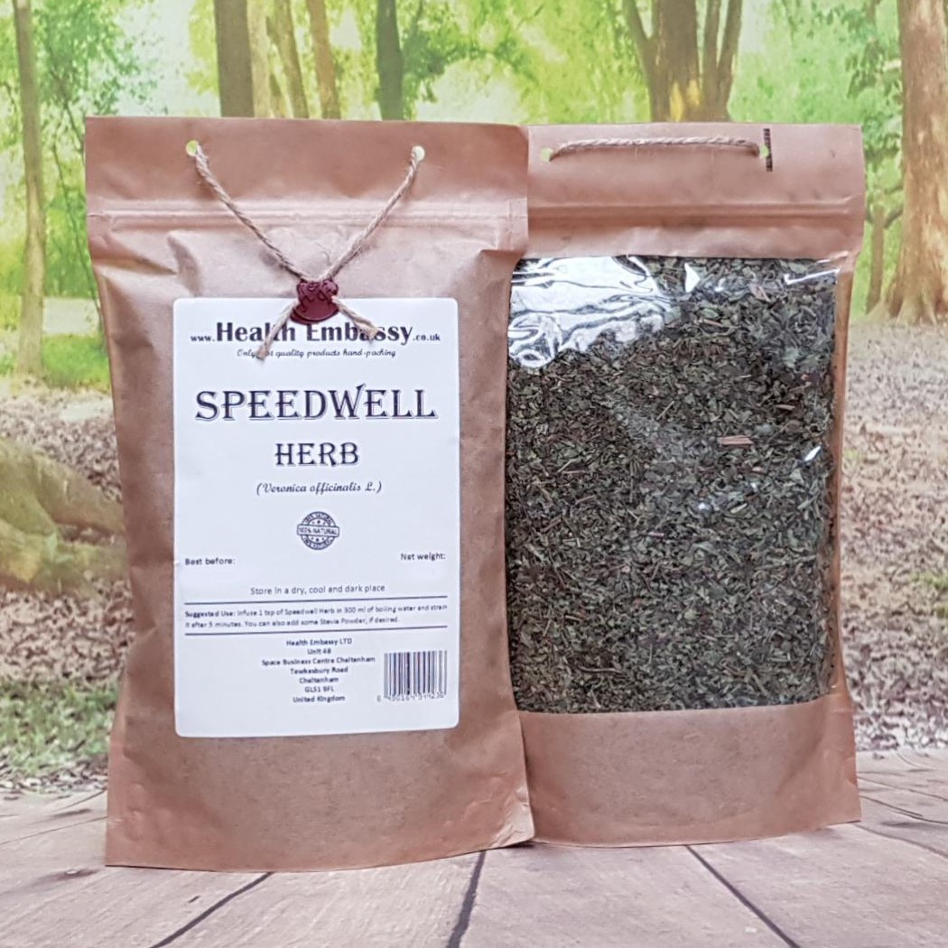 Ehrenpreiskraut (Veronica Officinalis) - 100g, Bio, Wild Gesammelt, Für Tee