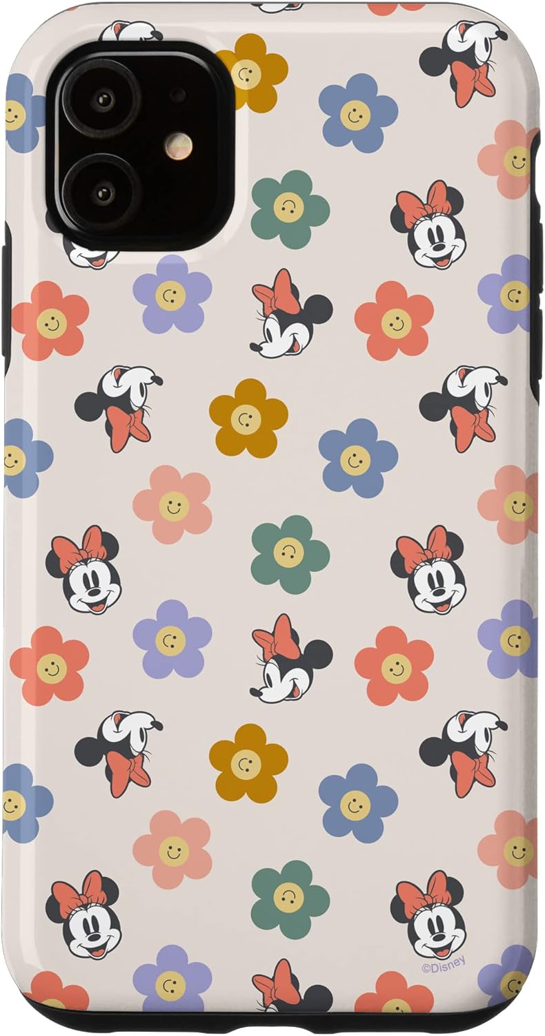 Disney Minnie Mouse Springtime Flowers and Happy Smiles Case for iPhone 17 Pro Max
