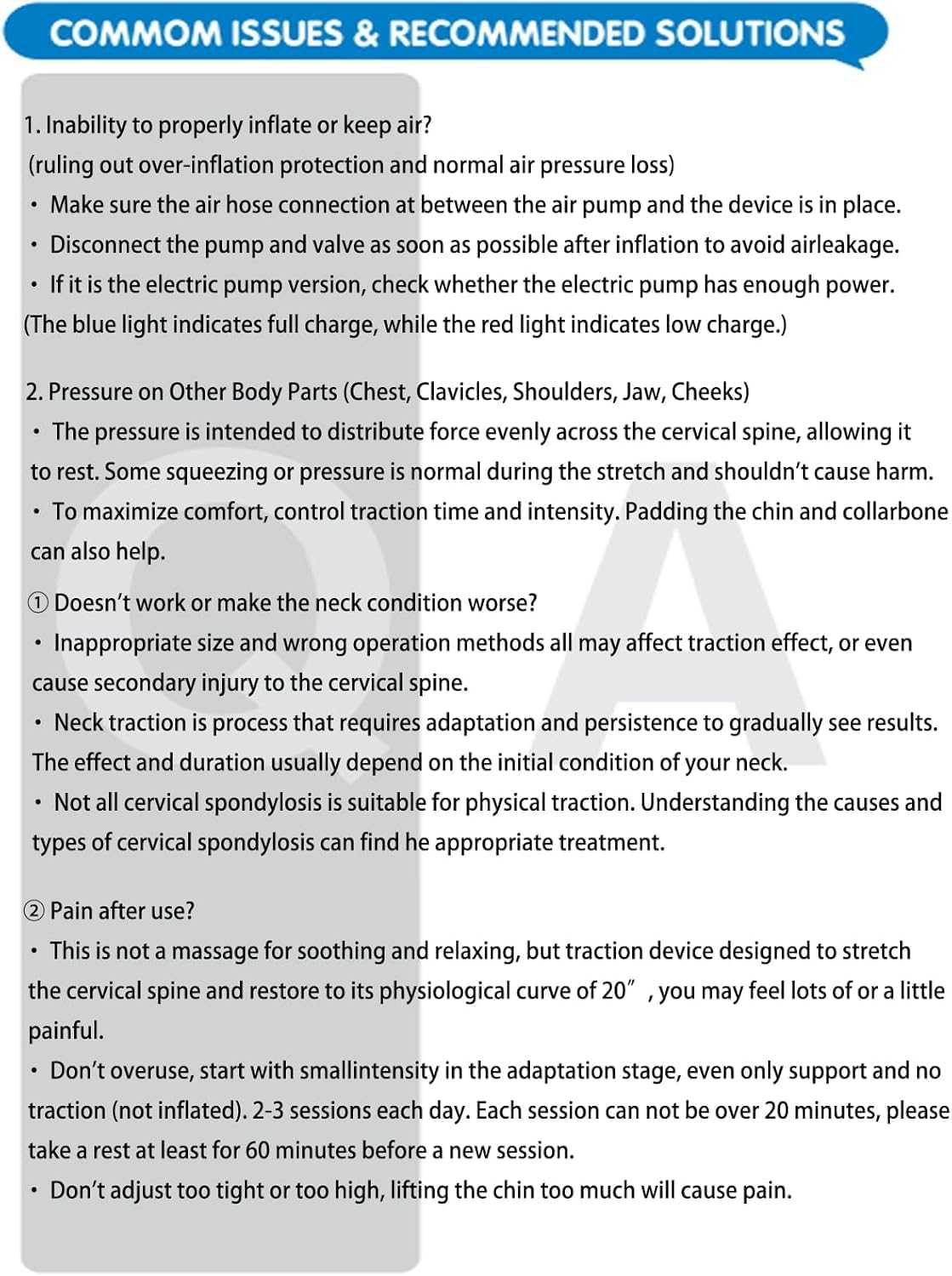 Cervical Neck Traction Device: Neck Stretcher for Cervical Pain Relief, Electric Air Pump with 3 Power Traction, Built-in 8 Airbag, Improved Stretcher for Neck Decompression and Neck Tension Relief - Image 5