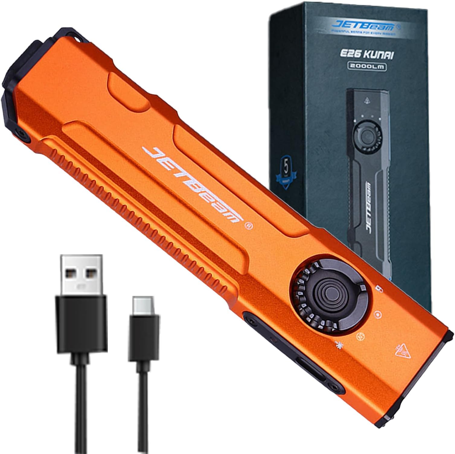 E26 Rechargeable EDC Flat Flashlight 4 Constant Brightness Modes+Strobe+1300mW UV+Green Beam Combo,1800 Lumens Portable Pocket Lights,IPX-8,Triple Sources for Outdoors,Emergency,Working