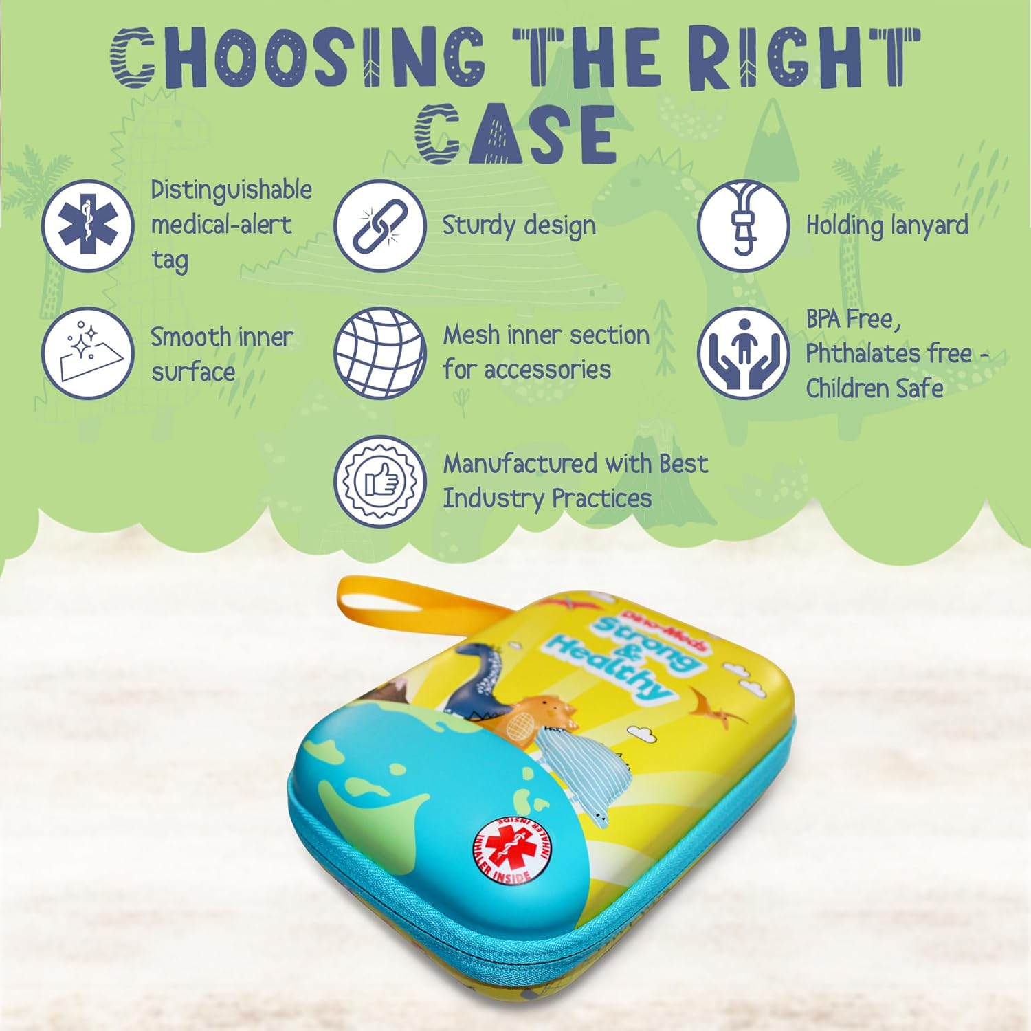 Vivélle Carrying Case for Portable Handheld Inhaler Nebulizer Machine for Adults and Kids, Asthma Inhaler Travel Case, Handheld Mesh Atomizer Machine Holder, Inhaler Spacer Bag. Case Only 5