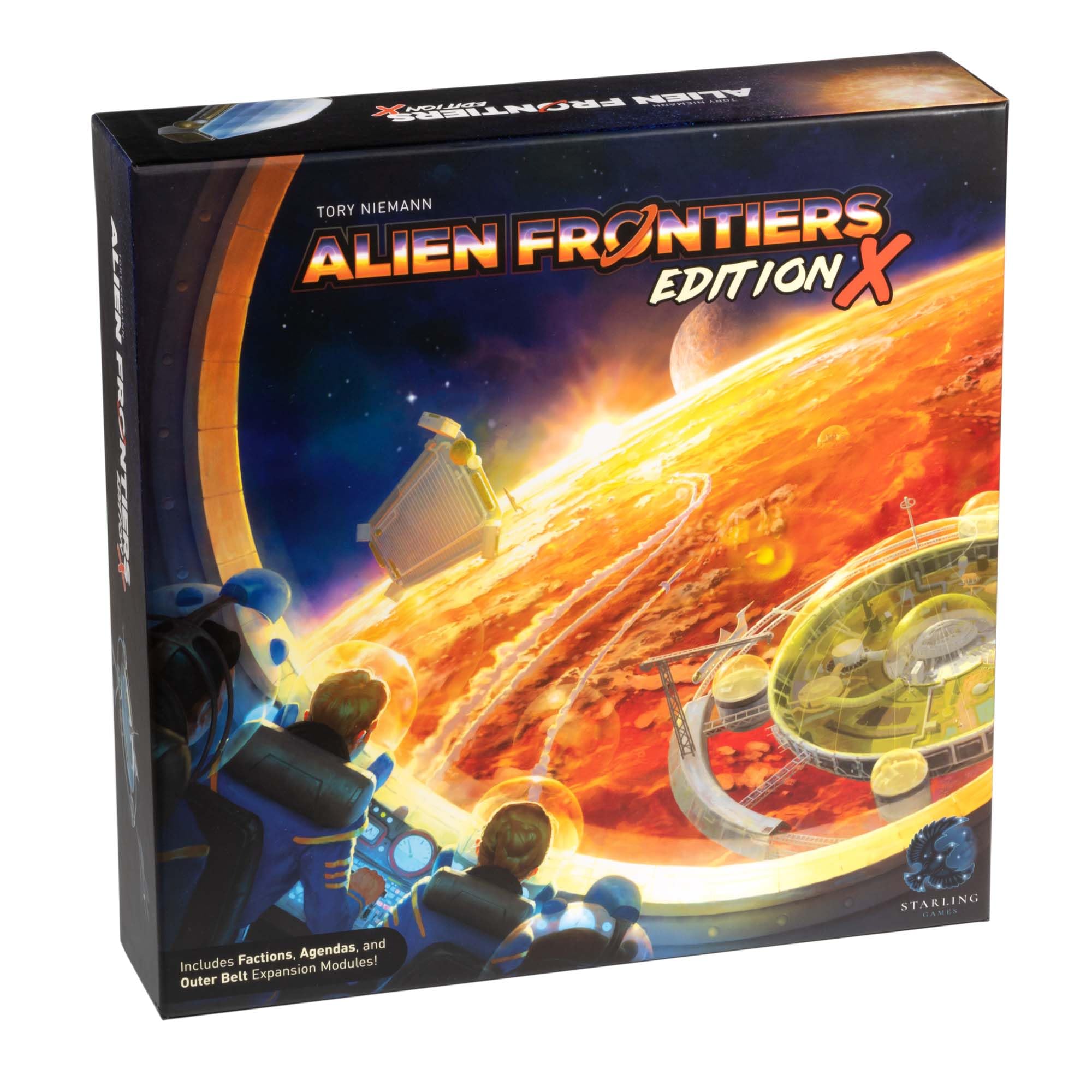 Alien Frontiers Edition X Gioco da Tavolo per 2-4 Giocatori, Età 14+, Strategia | Costruisci la tua colonia spaziale con la gestione strategica delle risorse in Alien Frontiers.