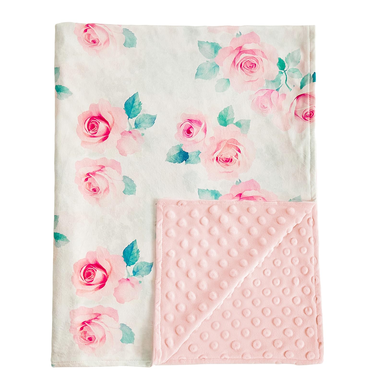 JHCHMX Floral 75x100cm Baby Blanket Ultra Soft Breathable and Warm Swaddle Blanket Portable Sleeping Blanket for Newborns,Unisex