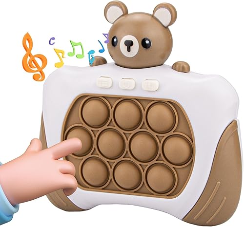 Juguete para ansiedad de presionar burbujas rápidas, juego sensorial interactivo de empuje rápido, juego de botón para niños y adultos, juguete de