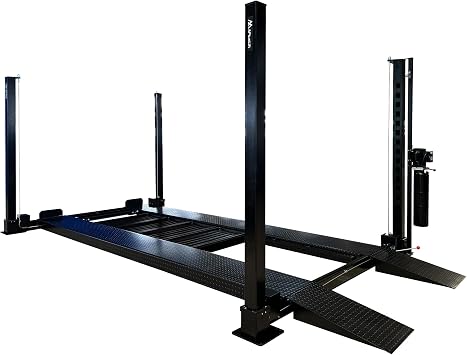 APlusLift HW-4P11S 11،000LB خدمة تخزين مواقف السيارات المحمولة 4-Post مصعد السيارة / الصناعة الرائدة 36 شهرًا