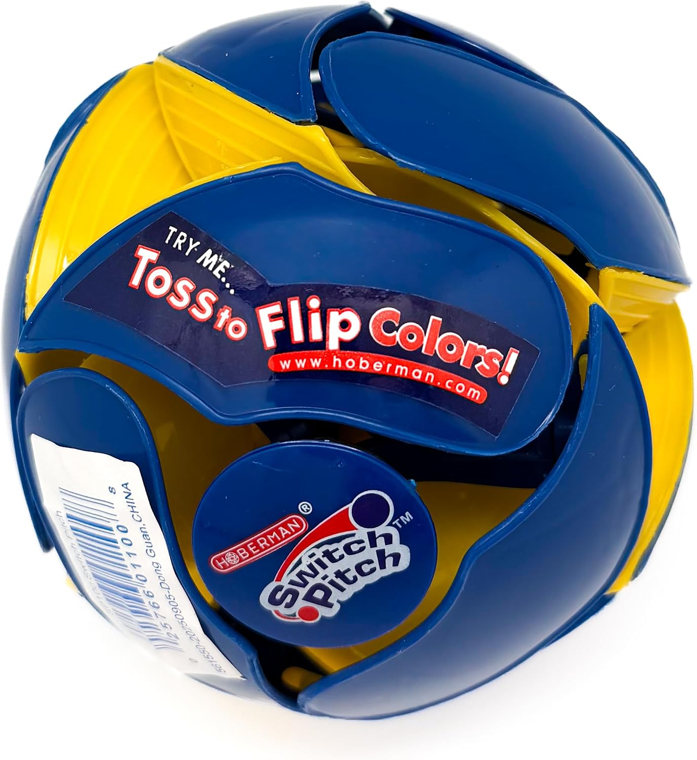 University Games Hoberman Switch Pitch Ball - Color Switching Ball that Flips Colors When Tossed - Transformation Mid Air
