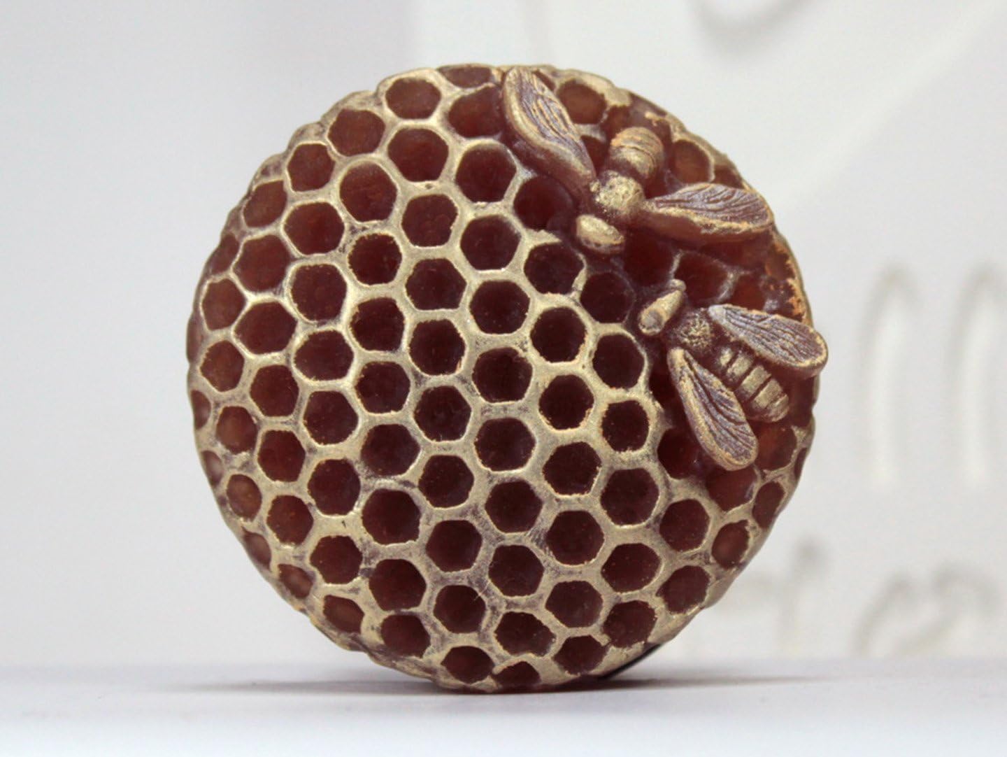 Honeycomb with Honeybee - Handmade Silicone Soap Mold Candle Mould Diy Craft Molds