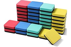 XKDOUS Mini White Board Erasers for Classroom
