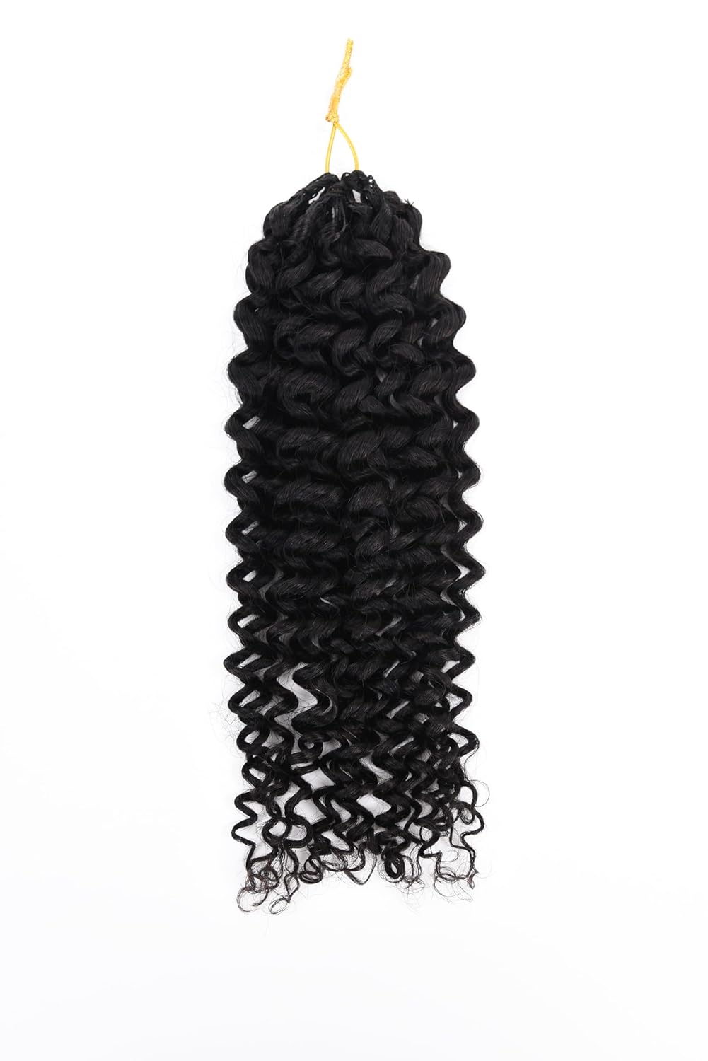 Human Crochet Hair For Black Women Feather Crochet Human Hair Water Wave Human Crochet Hair Extensions Water Wave Crochet Human Hair 16 Inch 50g Pre-Separated Invisible Natural Black