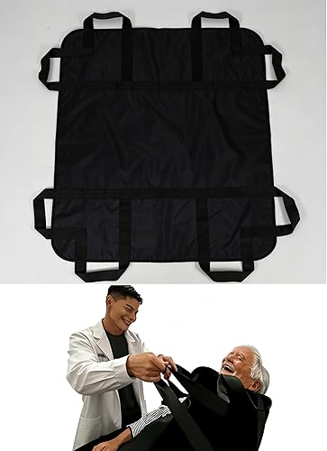 Miniatura 12 de Almohadillas de cama para personas mayores con asas, almohadillas lavables, hojas deslizantes para pacientes en movimiento y sábanas deslizantes