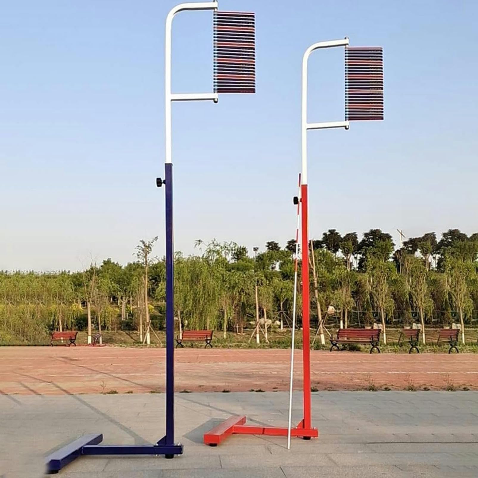 UMJIGF Vertical Jump Tester Basketball Training Equipment Fitness Training Jump Power Meter, Jump Measurement Tester Blue,Red