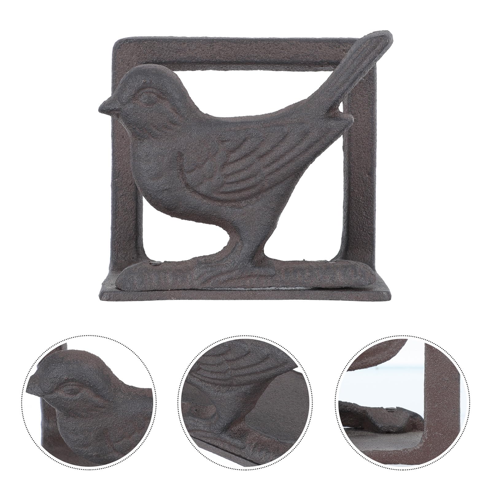 SUPVOX Tischserviettenhalter aus Gusseisen in Tierform Stilvoller und Stabiler Serviettenspender für Küche Restaurant oder Party Praktisches und Dekoratives Accessoire