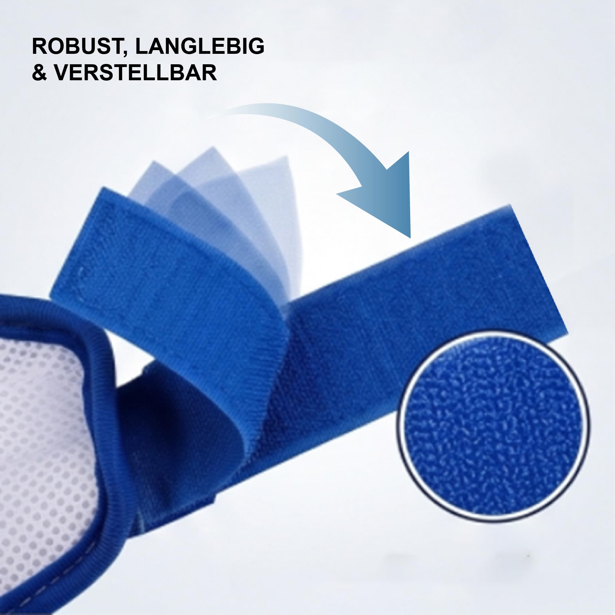 Set di 4 ghette anti-mosche per cavallo, protezione efficace contro freni e zanzare, ghette in rete traspirante, regolabili con chiusura in , per zampe anteriori e posteriori