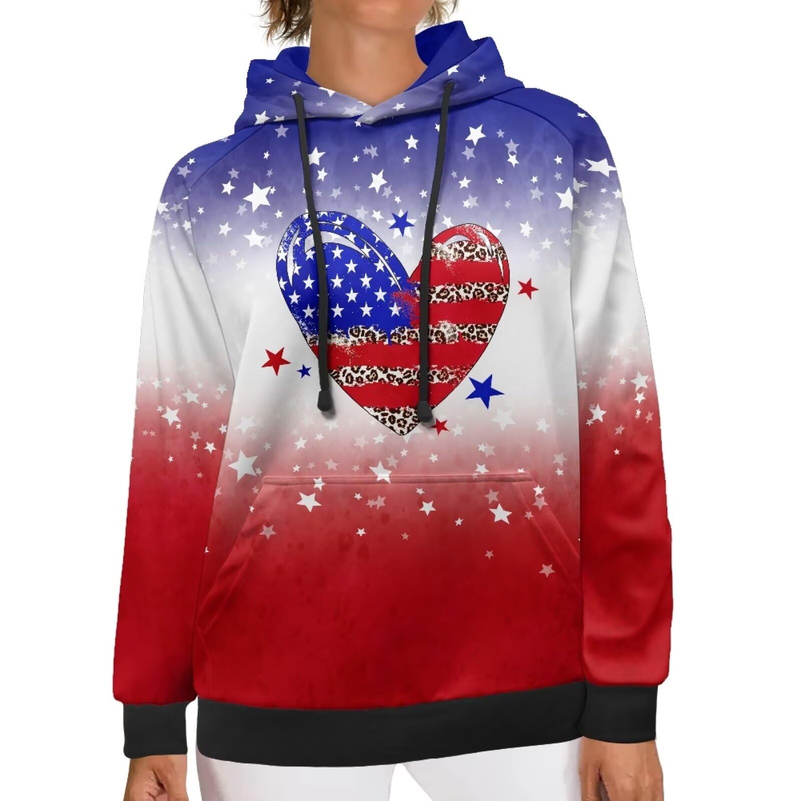 BYCHECAR Hoodie for Women Graphic Hoodies Sweatshirt Long Sleeve Cardigan