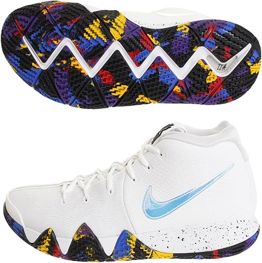 Nike Men 's Kyrie 4 EP, blanco/multicolor, blanco (White/Multi-color), 7.5  D(M) US : Amazon.com.mx: Ropa, Zapatos y Accesorios