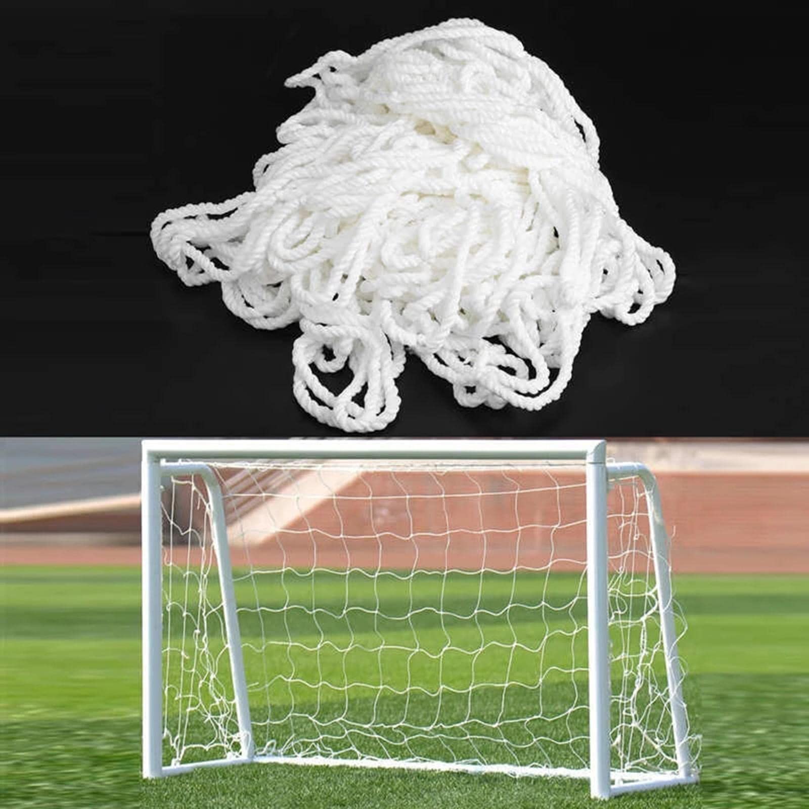 Accessori di Ricambio da Calcio, Polietilene Bianca per Porta da Calcio, Ideale per Allenamenti, Competizioni E Partite per Ragazzi, 3mx2m