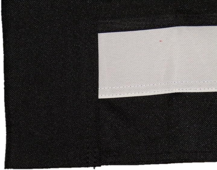 AES 2.5x4 Embroidered USA Police Memorial 600D 2ply Nylon Flag 2.5'x4' Sleeved