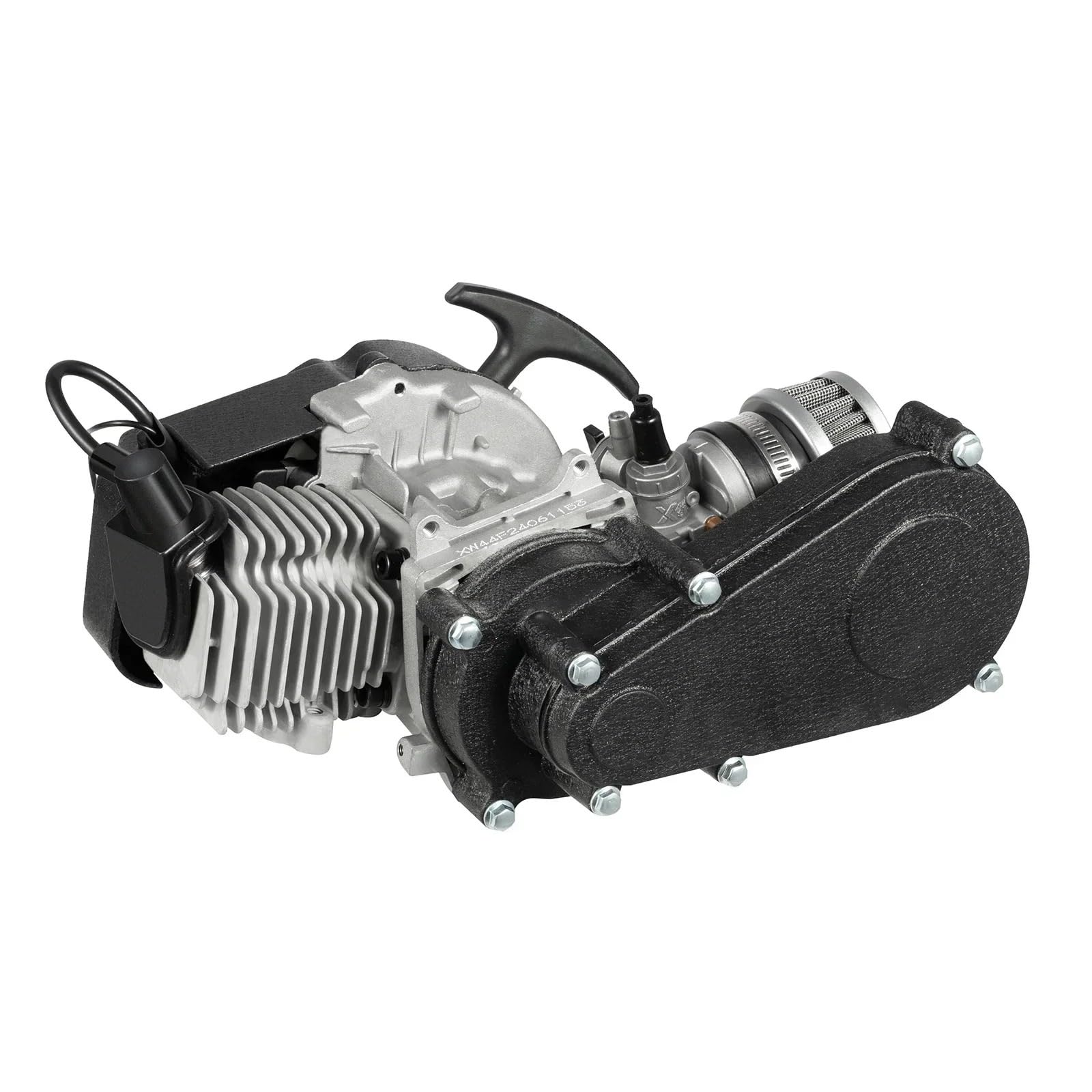 Fasce Elastiche Cilindro Cambio Interruttore Emergenza Filtro Dell'aria Carburatore Potenza Massima 7000 Giri Min Per Pocket Bike 49cc 2 Tempi Motore 3.5HP Pistone