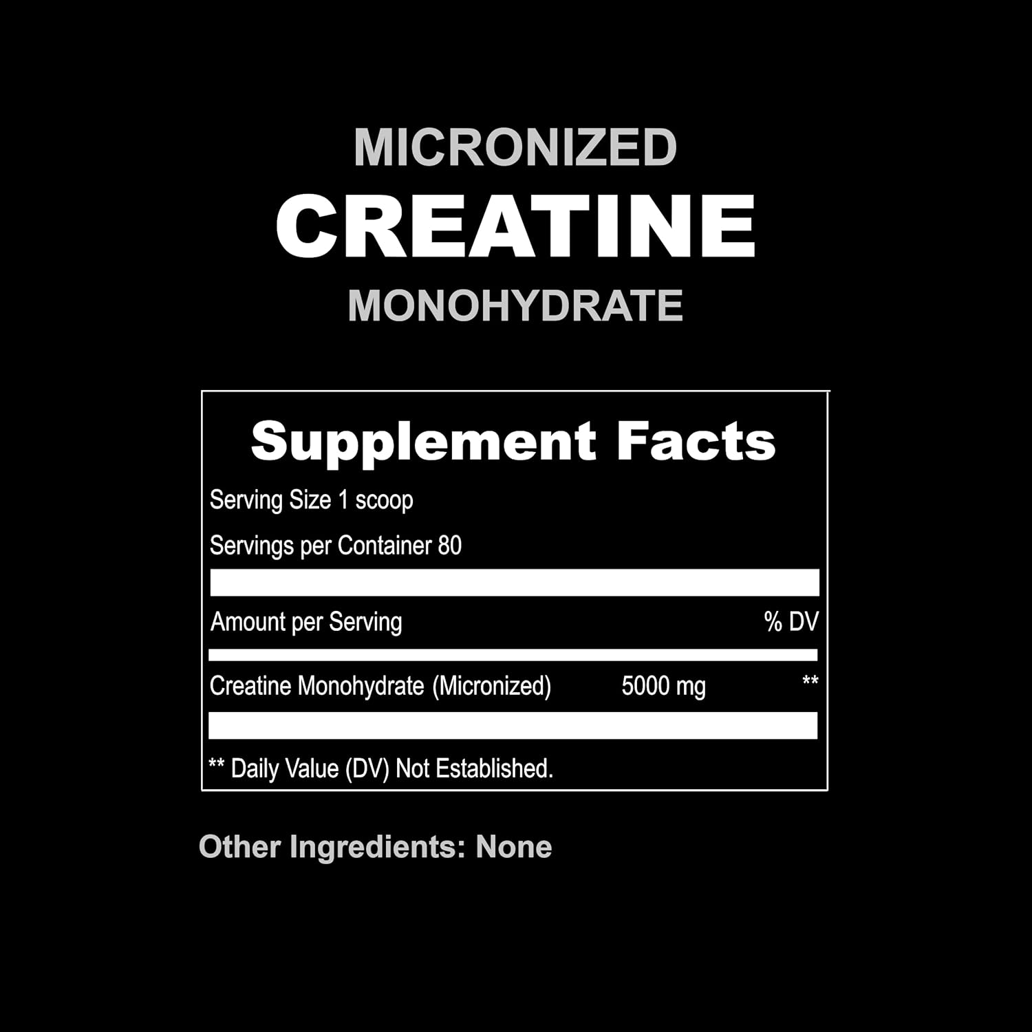 Micronized Creatine Monohydrate Powder 400 G - Unflavored Vegan Creatine Powder for Pre Workout, Muscle Building - Pure Creatine for Women and Men - Instantized Creatine Supplement, 80 Servings : Health & Household