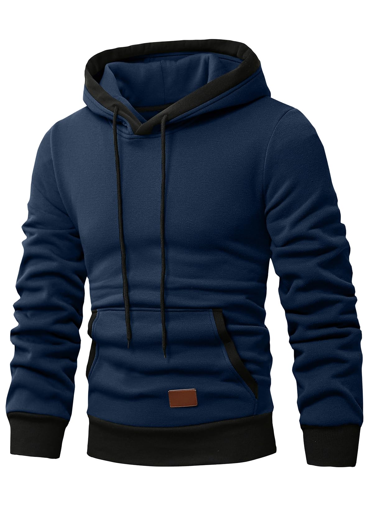 JMIERR Kapuzenpullover Herren Langarm Hoodie Herren Warm Pullover mit Kapuze Casual Kapuzenjacke Hoodie Baumwolle Sweatshirt Kordelzug Hoody mit Tasche