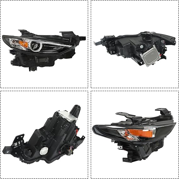 Replacement for 3 2019-2021 Headlight Assembly Projector w/o AFS Right Side RH