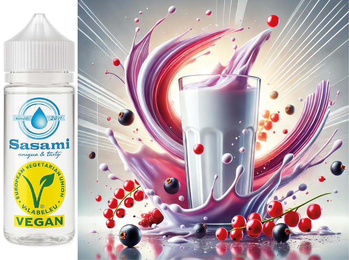 Suero de leche grosella aroma concentrado - Vegano - Sasami - 100ml