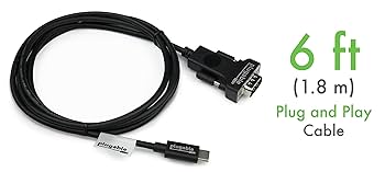 Amazon.com: Plugable USB C to VGA Cable 6 Feet - Driverless