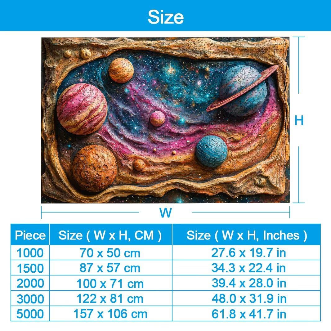 Puzzle Planeta, Puzzle 1500 Piezas para Adultos, Regalo Mujer/Hombre -2649