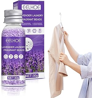 30g Lavender in-Wash Scent Booster Beads | Fabric Softener Beads Conditioner for Long-Lasting Fresh Scent - Scent Booster Beads for Long-Lasting Fresh Scent to Household Fabrics Asever
