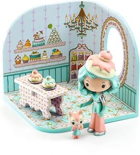 DJECO 36955 Tinyly La pastelería de Charlie Fashion Dolls and Accessories, Multicoloured