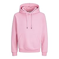 JACK & JONES Jjebradley - Felpa con Cappuccio Noos, Prism Pink