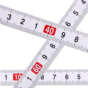 Self Adhesive Measuring Tape (Left-Right Reading) Carbon Steel Tape Ruler Metric Scale For T Track Routers Table