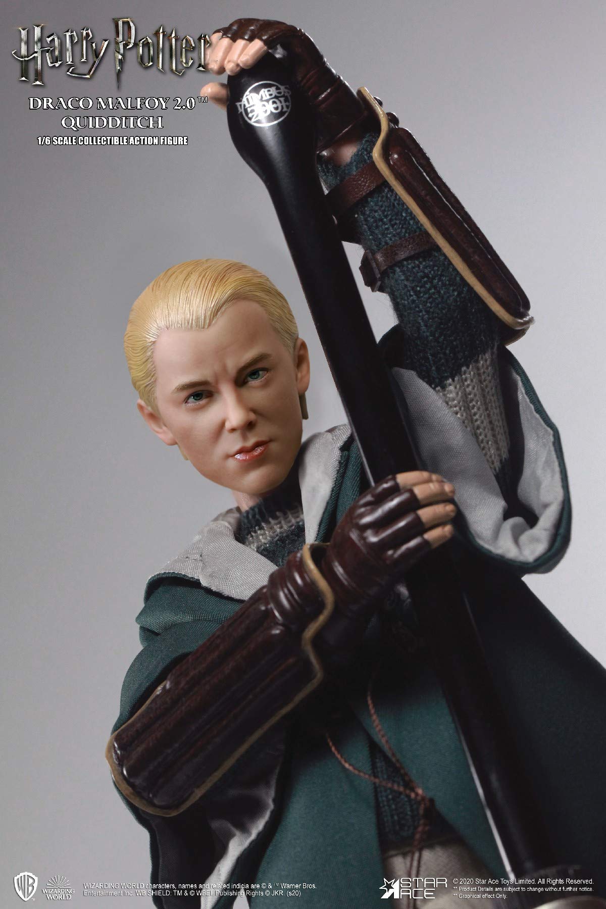 Star Ace Toys: Harry Potter: Draco Malfoy Bambino Figurina Quidditch Versione 2.0 in Scala 1:6