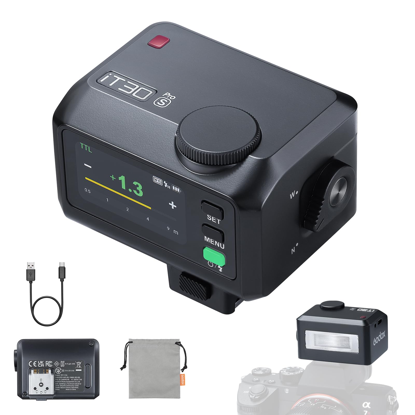Godox iT30Pro-S Flash TTL pour Appareil Photo Sony