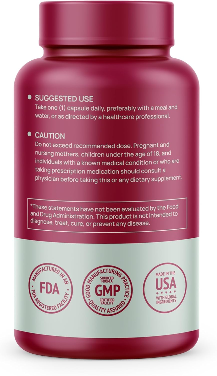 Stabilized R-Lipoic Acid 300mg Per Serving, R Alpha Lipoic Acid ALA Supplement Antioxidant for Nerve, Energy & Metabolism Support, NSF Certified Supplements, Non-GMO & Vegan,60 Capsules,2 Month Supply - Image 2