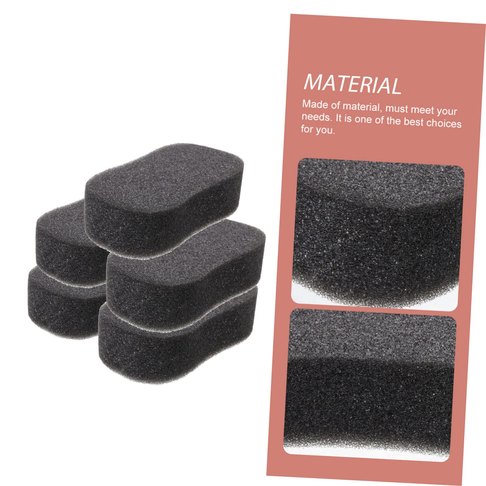 HAPINARY Horse Hair Cleaning Sponge 5pcs Horse Nursing Sponges Portable Safe for Long Use