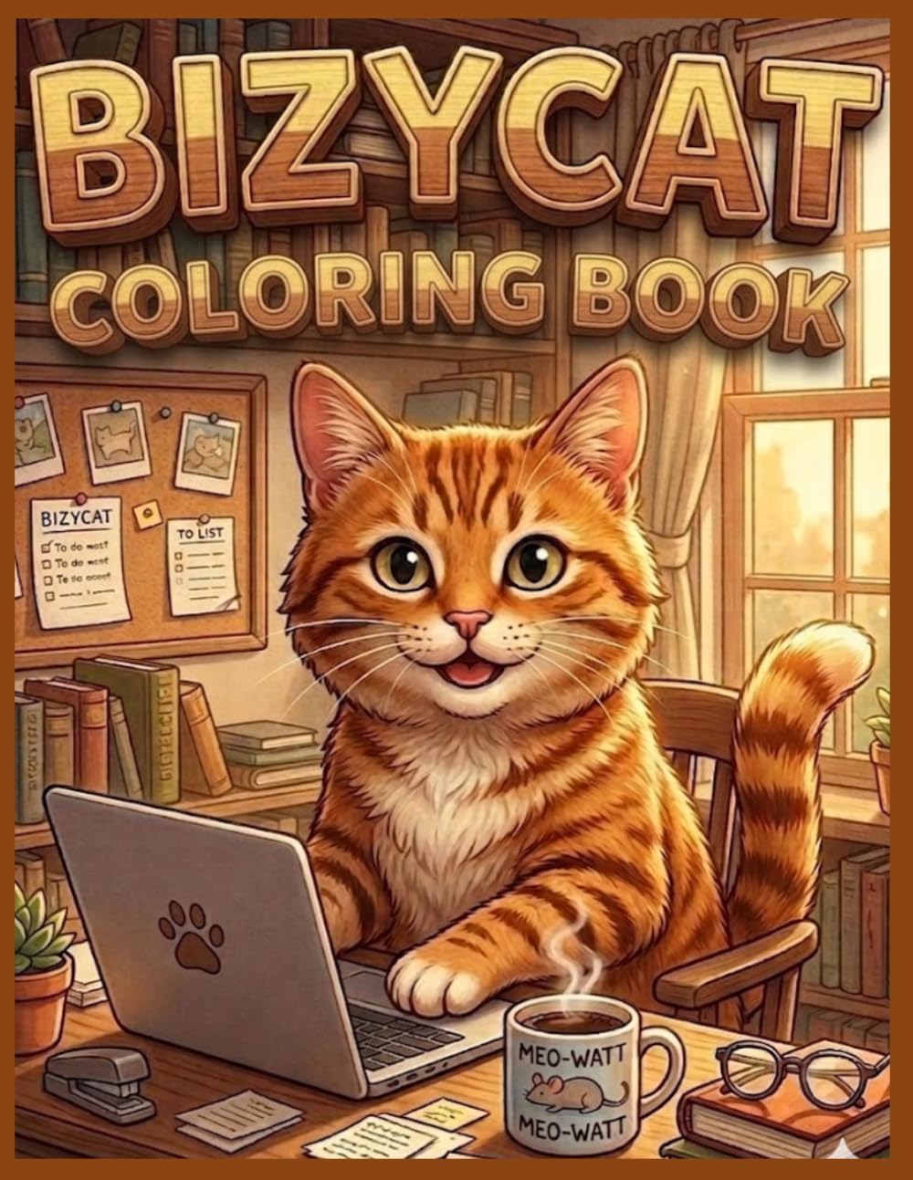 BIZYCAT Coloring Book: 30+ Animal Facts & Fun Activities for Kids: An Interactive Miniature Activity Book with Educational Games and Coloring Pages