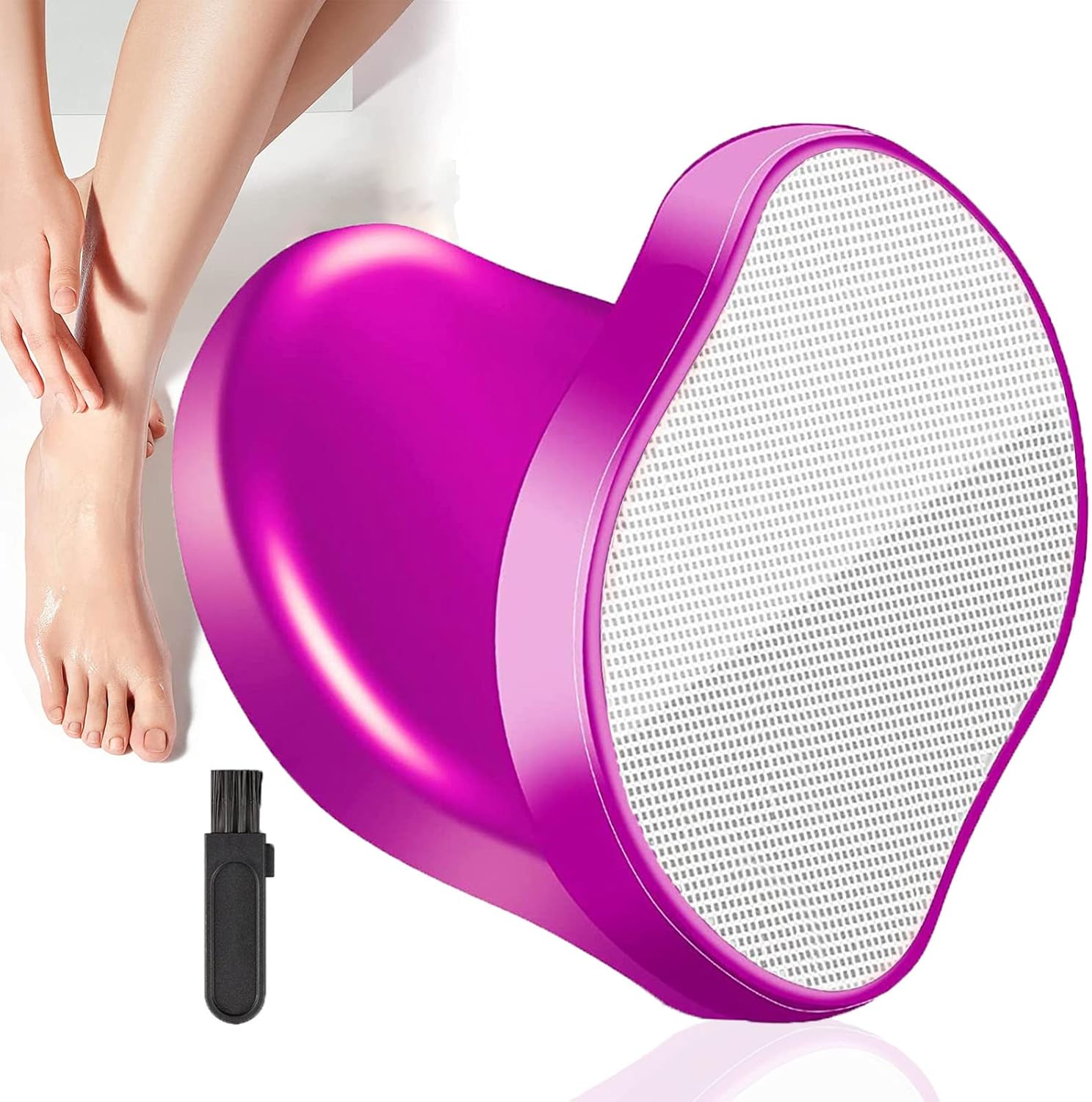 EmaxDesign Crystal Hair Eraser – Painless Nano Technology Hair Removal for Arms, Legs, and Back – Reusable Skin Exfoliator Tool with Cleaning Brush EmaxDesign Crystal Hair Eraser – Painless Nano Technology Hair Removal for Arms, Legs, and Back – Reusable Skin Exfoliator Tool with Cleaning Brush